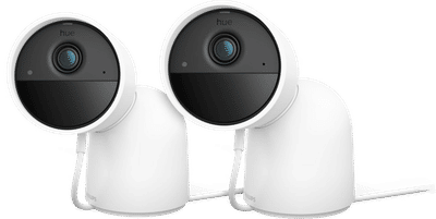Philips Hue Secure desktop beveiligingscamera Wit 2-pack