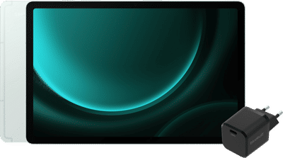 Samsung Galaxy Tab S9 FE 256GB Wifi Groen + BlueBuilt Oplader