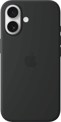Apple iPhone 16 Back Cover met MagSafe Zwart