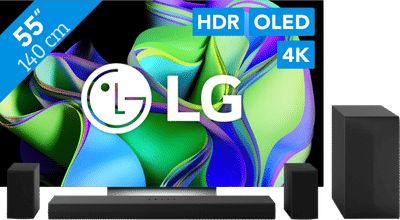 LG OLED55C34LA (2023) + Soundbar