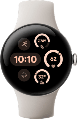 Google Pixel Watch 3 Zilver/Crème 41mm