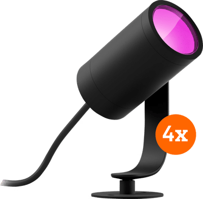 Philips Hue Lily Starter Pack White and Color prikspot 4-Pack