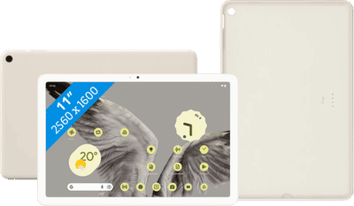 Google Pixel Tablet 11 inch 256GB Wifi Crème + Back Cover Crème