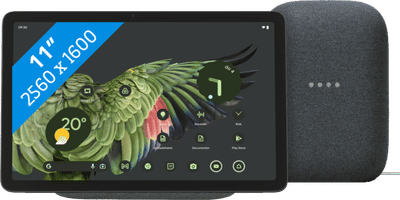 Google Pixel Tablet 128GB Wifi Grijs + Nest Audio Charcoal