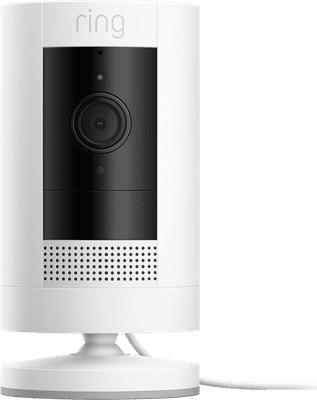 Ring Stick Up Cam Plug-In - Wit - 2023