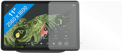 Google Pixel Tablet 128GB Wifi Grijs en Dock + Just in Case Screenprotector Glas