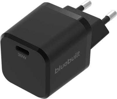 BlueBuilt Power Delivery Oplader met Usb C Poort 30W Zwart