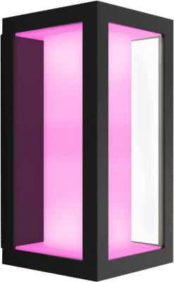 Philips Hue Impress muurlamp White and Color zwart smal