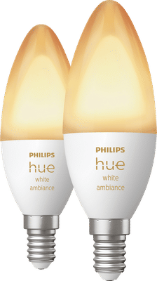 Philips Hue White Ambiance E14 Duo pack