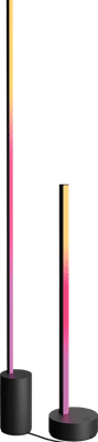 Philips Hue Gradient Signe White and Color tafellamp + vloerlamp zwart