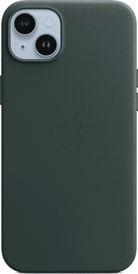 Apple iPhone 14 Plus Back Cover met MagSafe Leer Bosgroen