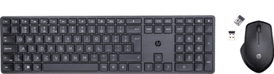 HP 450 Draadloos Toetsenbord Qwerty + HP 280 Silent Draadloze Muis