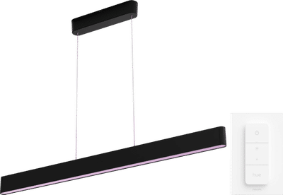 Philips Hue Ensis hanglamp White and Color Zwart + dimmer