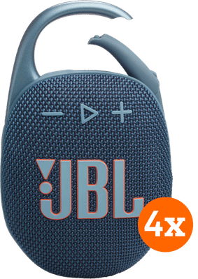 JBL Clip 5 Blauw 4-pack