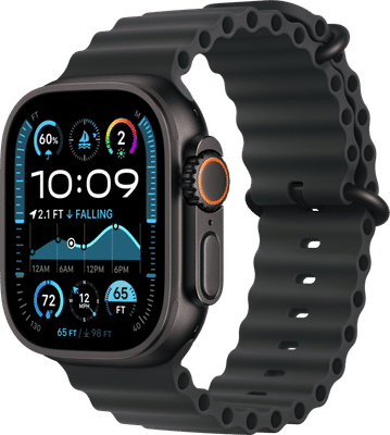 Apple Watch Ultra 2 4G 49mm Zwart Ocean Band Zwart