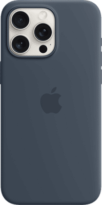 Apple iPhone 15 Pro Max Back Cover met MagSafe Stormblauw