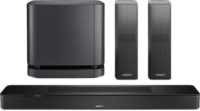 Bose Smart Soundbar 600 + Bose Surround Speakers 700 + Bose Bass Module 500 Zwart