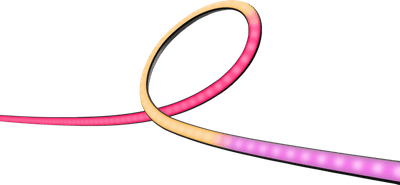 Philips Hue Gradient Lightstrip White and Color - voor 24-27 inch PC's - 3-pack + Bridge