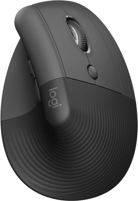 Logitech Lift Verticale Ergonomische Muis Zwart