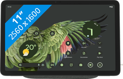 Google Pixel Tablet 128GB Wifi Grijs en Oplaaddock met Speaker