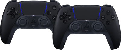 Sony Playstation 5 DualSense Draadloze Controller Midnight Black Duo Pack