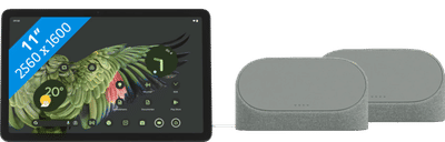 Google Pixel Tablet 256GB Wifi Grijs en Oplaaddock met Speaker + Extra Dock