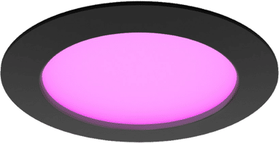 Philips Hue inbouwspot Slim - White and color - 170mm - zwart