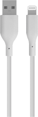 Veripart Usb A naar Lightning Kabel 2m Kunststof Wit
