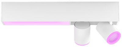 Philips Hue Centris opbouwspot White & Color 2-lichts Wit - rechthoekig