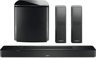 Bose Smart Soundbar 600 + Bose Surround Speakers 700 + Bose Bass Module 700 Zwart