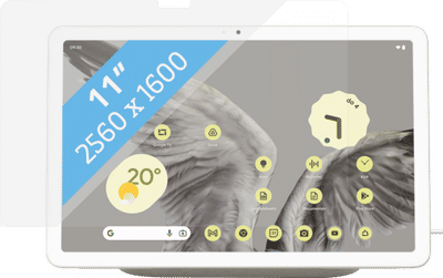 Google Pixel Tablet 128GB Wifi Crème en Oplaaddock met Speaker + BlueBuilt Screenprotector