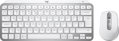 Logitech MX Keys Mini Draadloos Qwerty Grijs + Logitech MX Anywhere 3S Compact Grijs