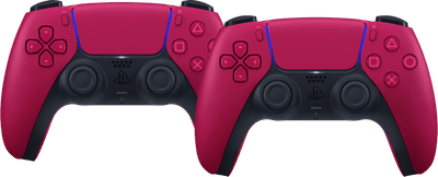 Sony Playstation 5 DualSense Draadloze Controller Cosmic Red Duo Pack
