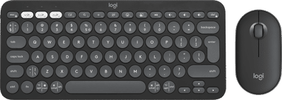 Logitech Pebble 2 Combo Qwerty Zwart