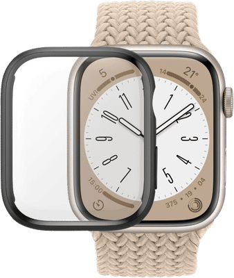 PanzerGlass Full Body Apple Watch 45mm Screenprotector Zwart