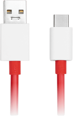 OnePlus Usb A naar Usb C 1m Kunststof Rood