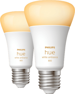 Philips Hue White Ambiance E27 800lm Duo pack