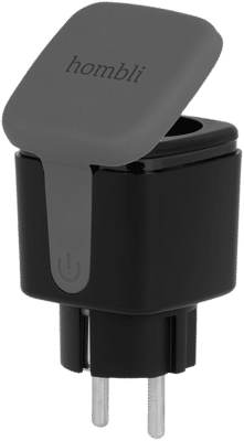 Hombli Slimme Stekker Buiten Zwart