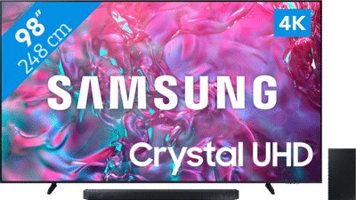 Samsung Crystal UHD 98DU9070 (2024) + Soundbar