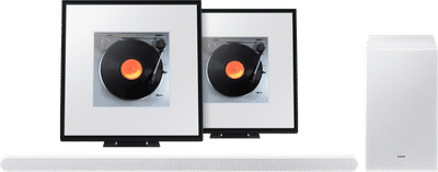 Samsung HW-S701D Wit + Samsung Music Frame HW-LS60D (2-pack)
