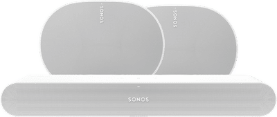 Sonos Ray Wit + 2x Era 300 Wit