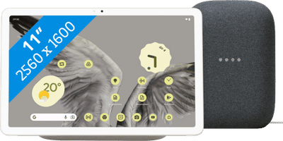 Google Pixel Tablet 128GB Wifi Crème + Nest Audio Charcoal