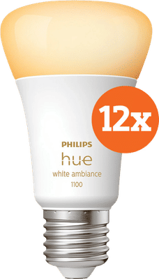 Philips Hue White Ambiance E27 1100lm 12-pack