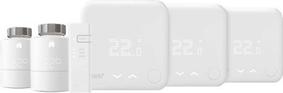 Tado V3+ startpakket met 2 radiatorknoppen en 2 draadloze temperatuursensoren