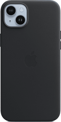 Apple iPhone 14 Plus Back Cover met MagSafe Leer Middernacht