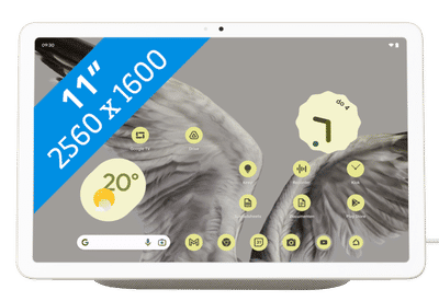 Google Pixel Tablet 128GB Wifi Crème en Oplaaddock met Speaker