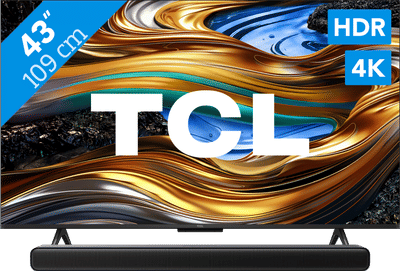 TCL 4K LED 43P71B (2024) + soundbar