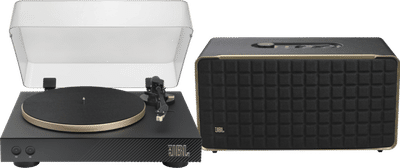 JBL Spinner Goud + JBL Auhtentics 500