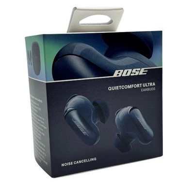 Bose QuietComfort Ultra - True wireless-hodetelefoner med mikrofon - i øret - Bluetooth - aktiv støydemping - måneblå