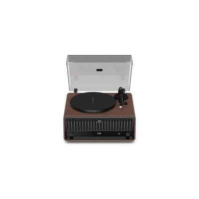 Philips TAV9000D BT remdriven skivspelare 33 1/3 och 45 rpm, valnöt